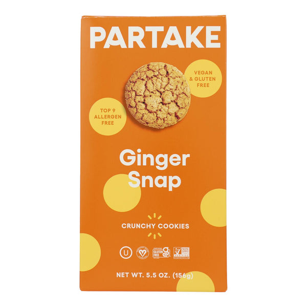 Partake Foods Mini Cookies - Case of 6 - 5.5 Ounce