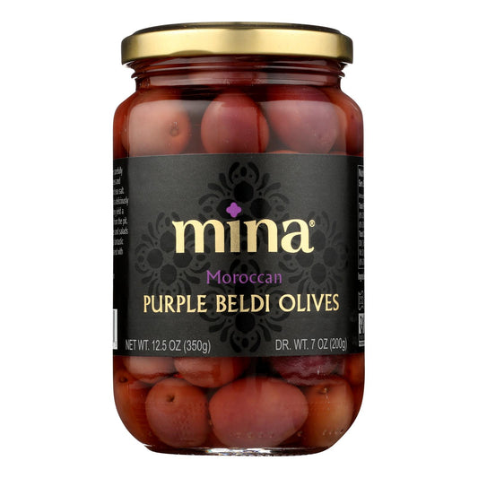 Mina - Olives Purple Beldi - Case of 6 - 12.5 Ounce