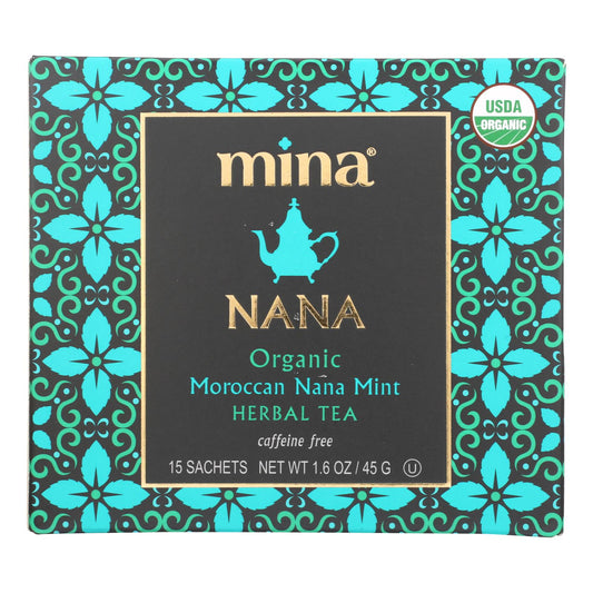 Mina - Mint Tea Moroccan Nana - Case of 6 - 15 Count