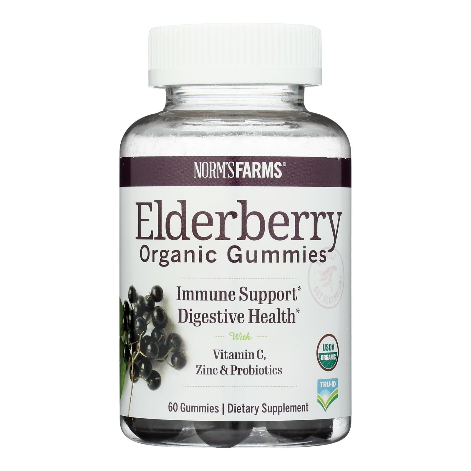 Norms Farms - Gmmy Eldrbry Probtic - 1 Each 1-60 Count