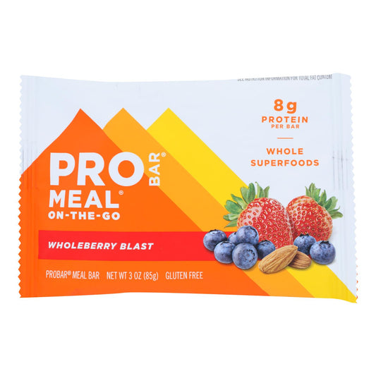 Probar Organic Whole Berry Blast Bar - Case of 12 - 3 Ounce