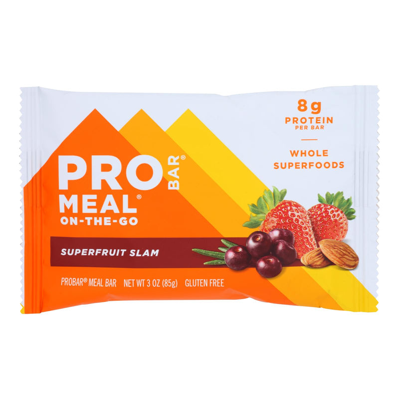 Probar Organic Superfruit Slam Bar - Case of 12 - 3 Ounce