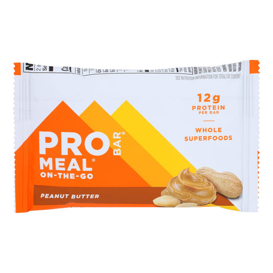 Probar Organic Peanut Butter Bar - Case of 12 - 3 Ounce