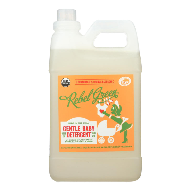 Rebel Green - Baby Laundry Det Cham/ob - Case of 4 - 64 Fluid Ounce