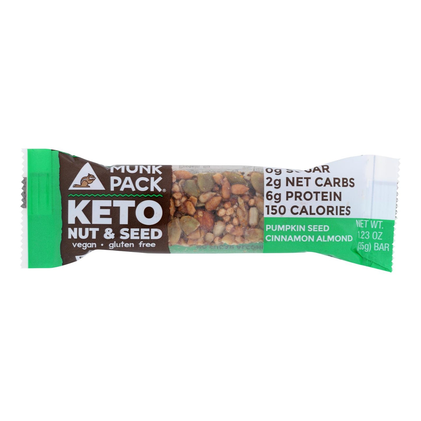 Munk Pack - Keto Nt&sd Pmknsd Cinnamon Almond - Case of 12 - 1.23 Ounce