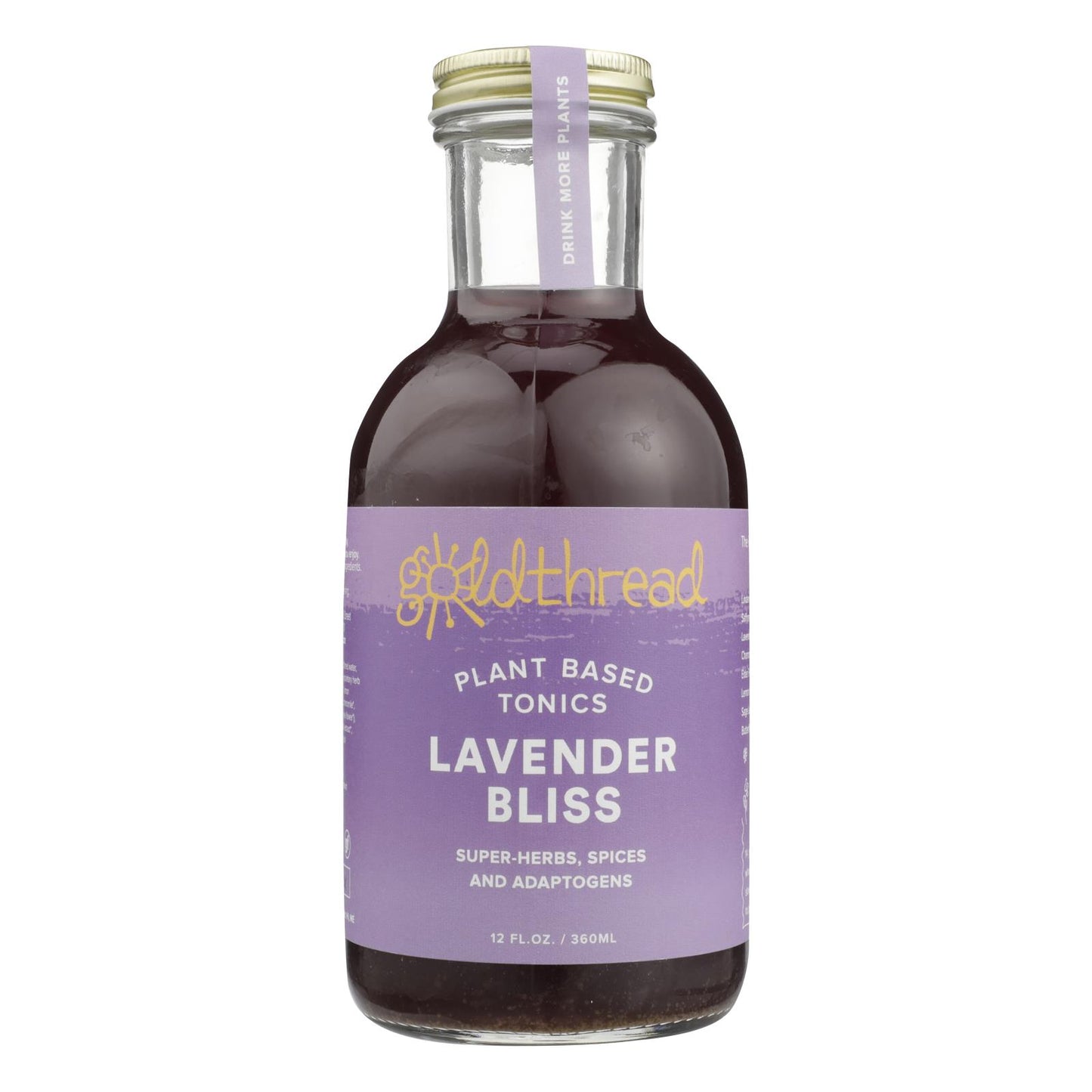 Goldthread Lavender Bliss Tonic  - Case of 6 - 12 Fluid Ounce