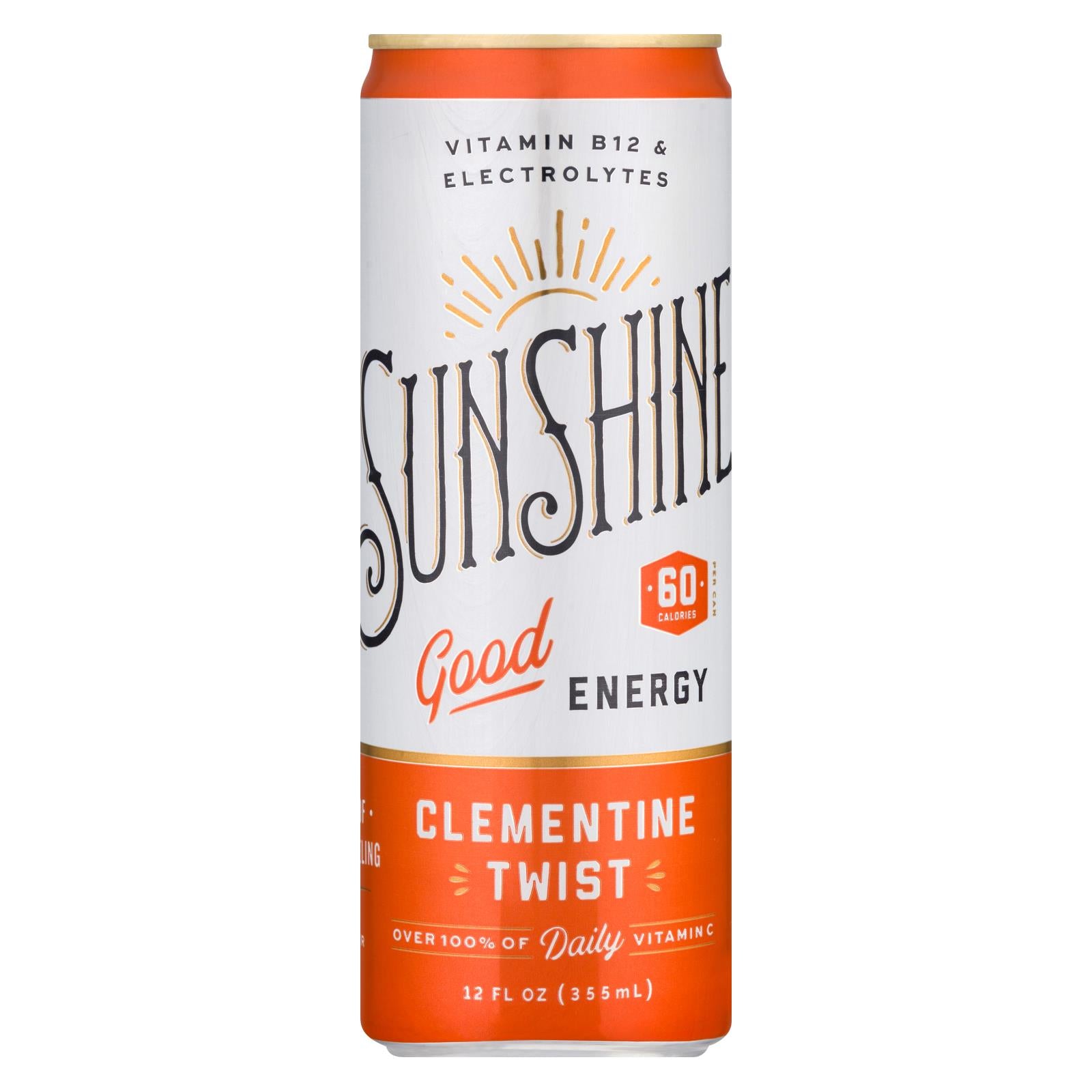 Sunshine Beverages - Soda Clementine Twist - Case of 12-12 Fluid Ounce