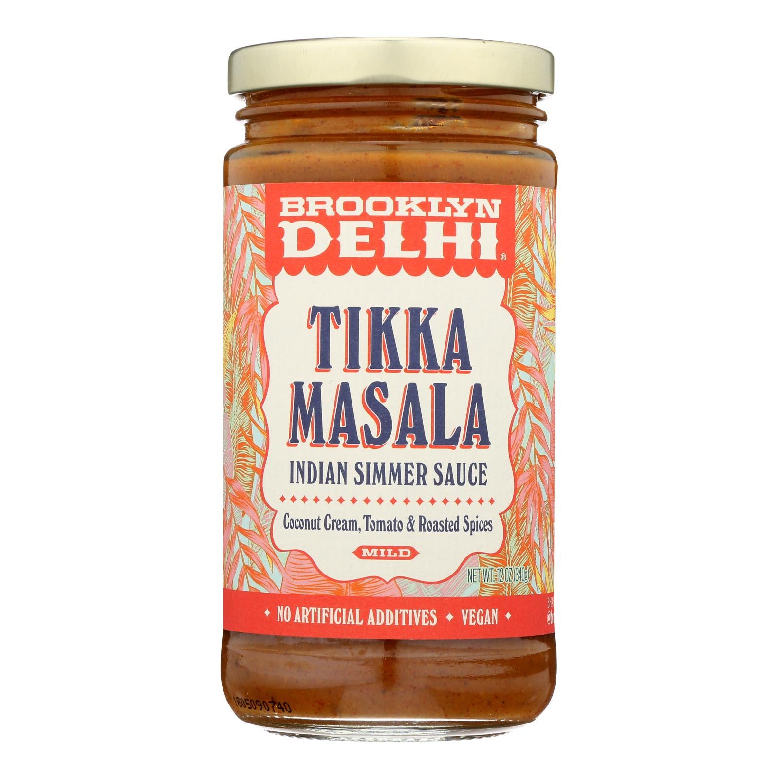 Brooklyn Delhi - Tikka Masala Simmer Sauce - Case of 6 - 12 Ounce