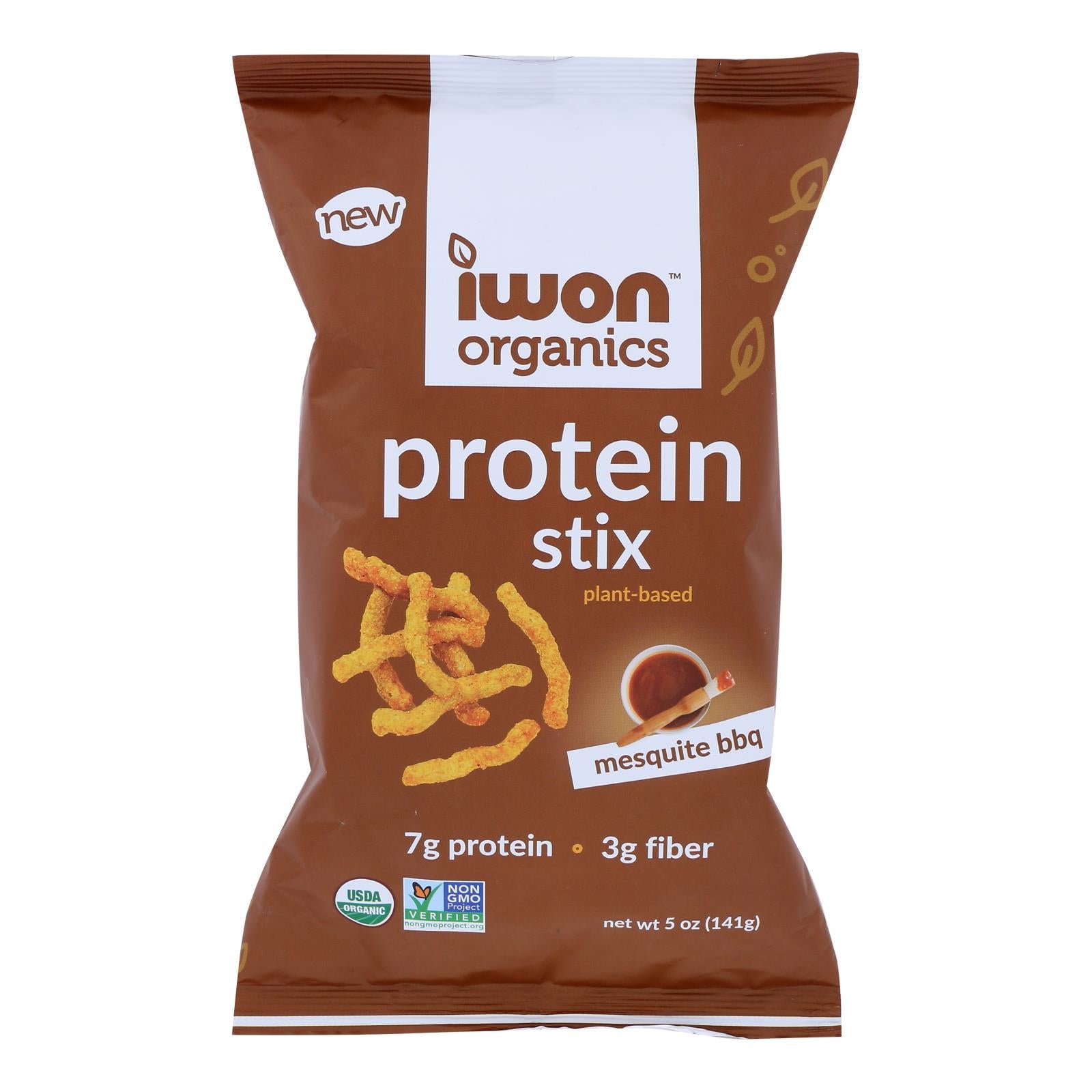I Won! Nutrition Co - Stix Mesq BBQ Protein - Case of 12 - 5 Ounce