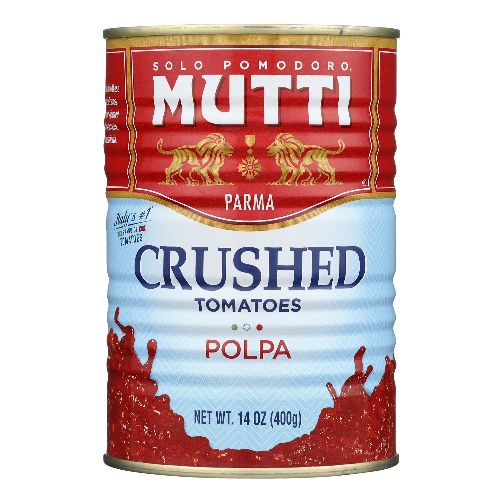 Mutti Finely Chopped Tomatoes Polpa - Case of 12 - 14 Ounce