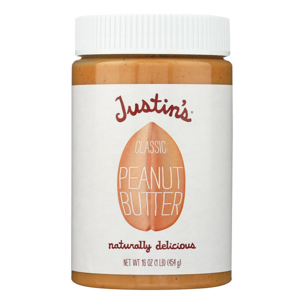 Justin's Nut Butter Peanut Butter - Classic - Case of 12 - 16 Ounce.