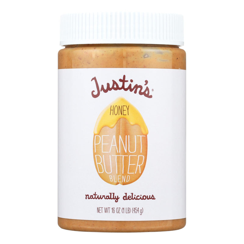 Justin's Nut Butter Peanut Butter - Honey - Case of 12 - 16 Ounce.