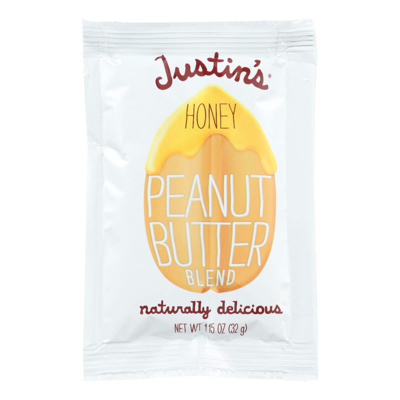 Justin's Nut Butter Squeeze Pack - Peanut Butter - Honey - Case of 10 - 1.15 Ounce.