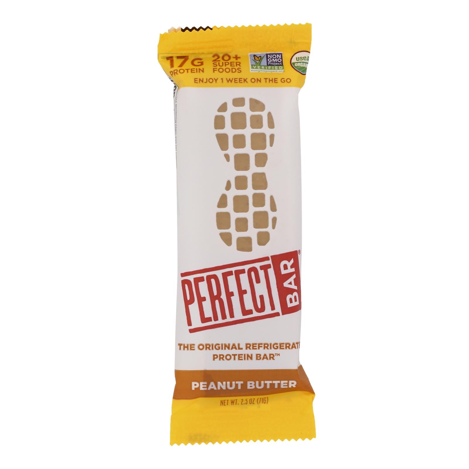 Perfect Bar Peanut Butter Bar - Case of 8 - 2.5 Ounce