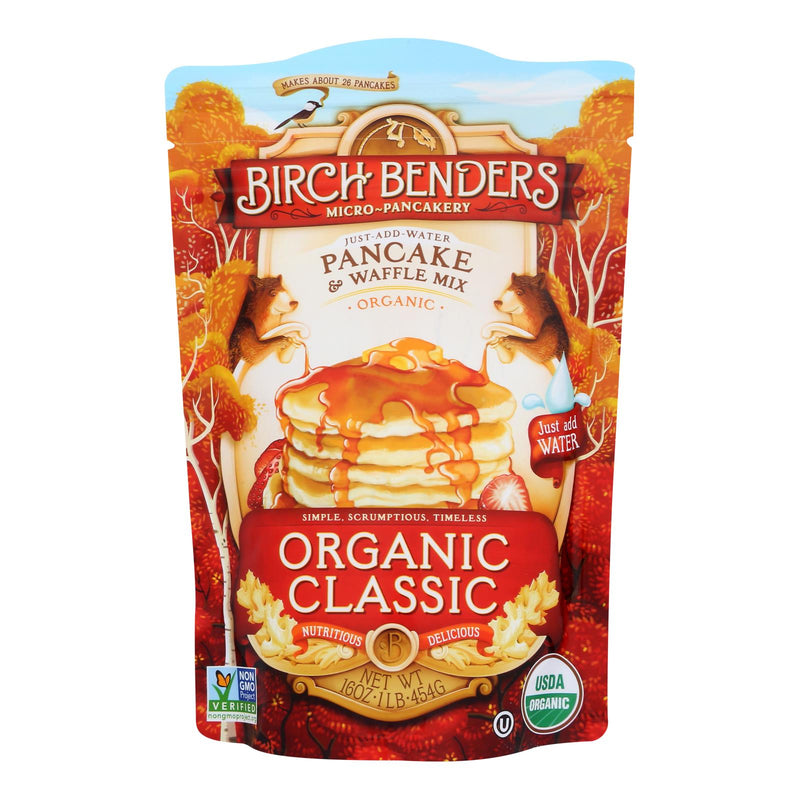 Birch Benders Pancake and Waffle Mix - Classic - Case of 6 - 16 Ounce.