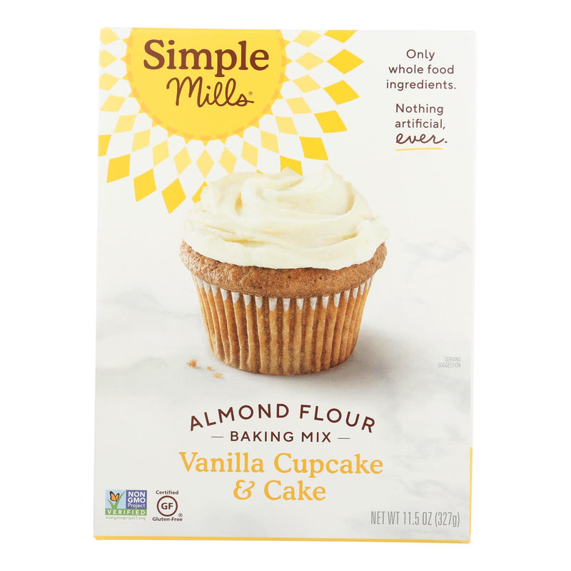 Simple Mills Almond Flour Vanilla Cake Mix - Case of 6 - 11.5 Ounce.