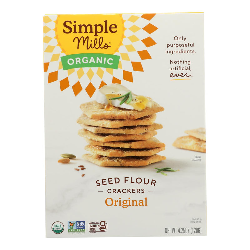 Simple Mills - Crckr Seed Flr Original - Case of 6-4.25 Ounce