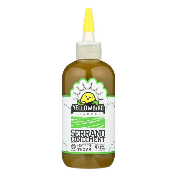 Yellowbird Sauce - Serrano - Case of 6 - 9.8 Ounce