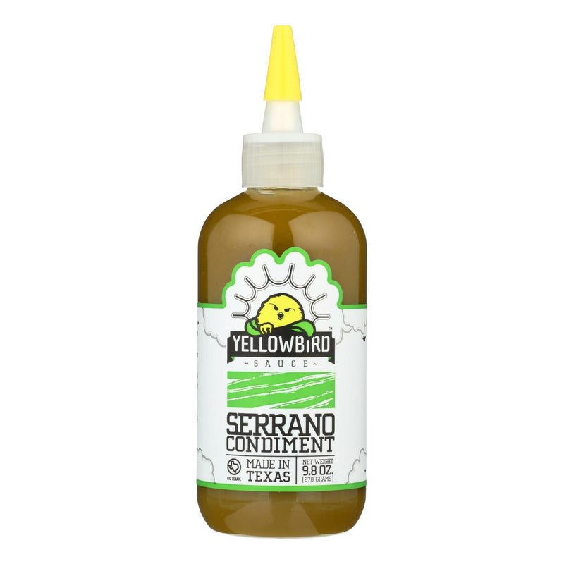 Yellowbird Sauce - Serrano - Case of 6 - 9.8 Ounce