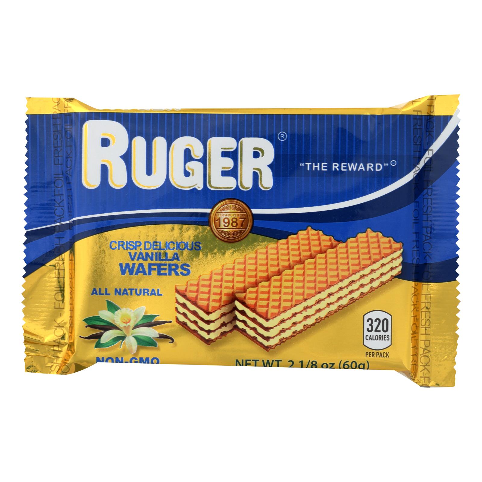 Ruger Vanilla Wafers  - Case of 12 - 2.125 Ounce