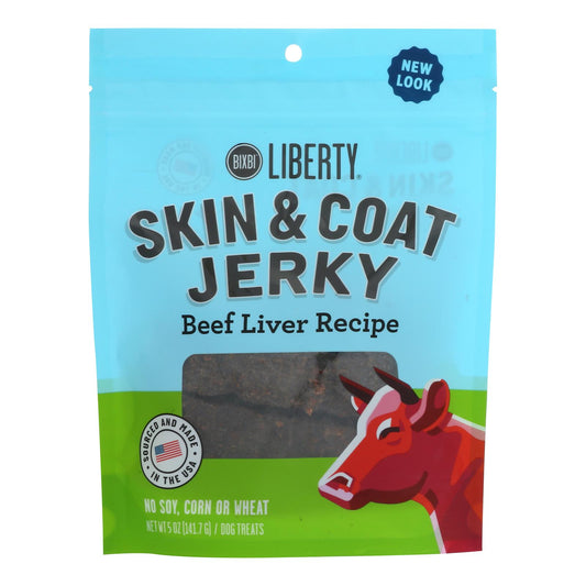 Bixbi - Jerky Skin & Coat Bf Livr - Case of 6-5 Ounce