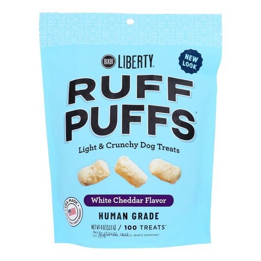 Bixbi - Ruff Puffs White Cheddar - Case of 8-4 Ounce