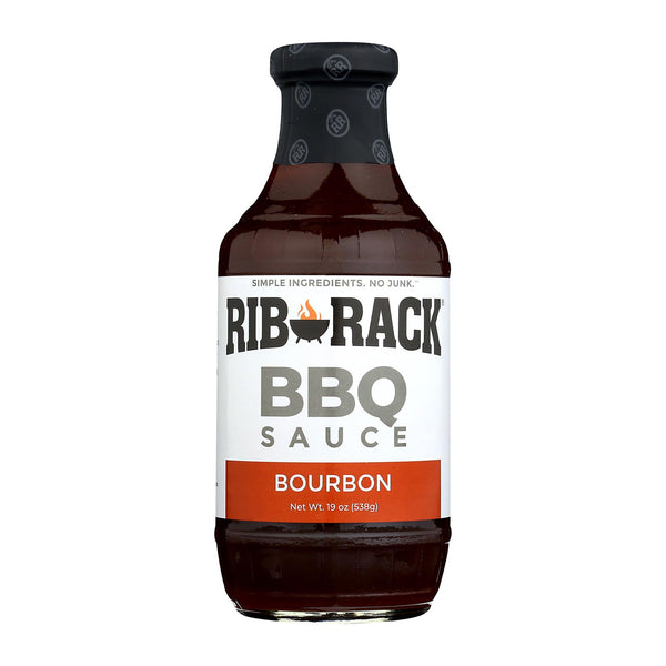 Rib Rack BBQ Sauce - Southern Bourbon - Case of 6 - 19 Ounce