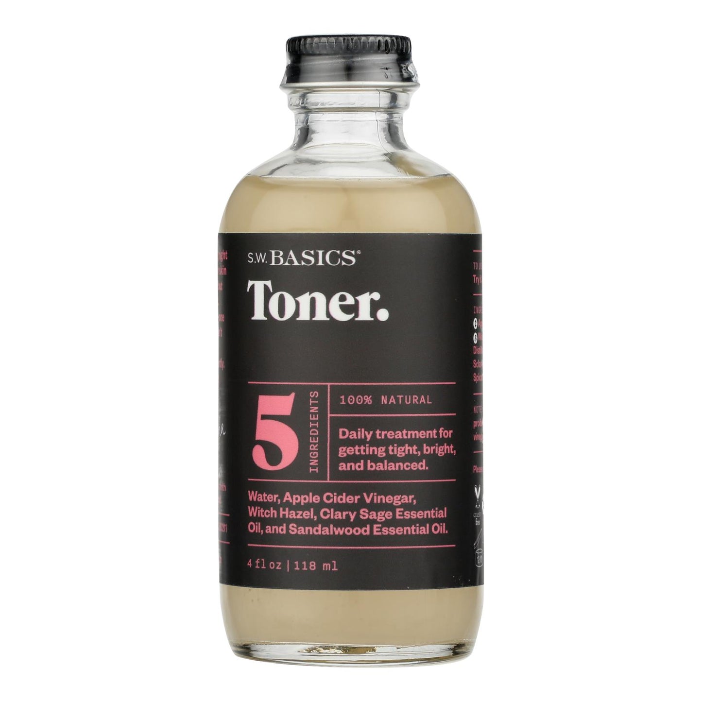 S.W. Basics - 5 Ingredients Toner - 4 fl Ounce.