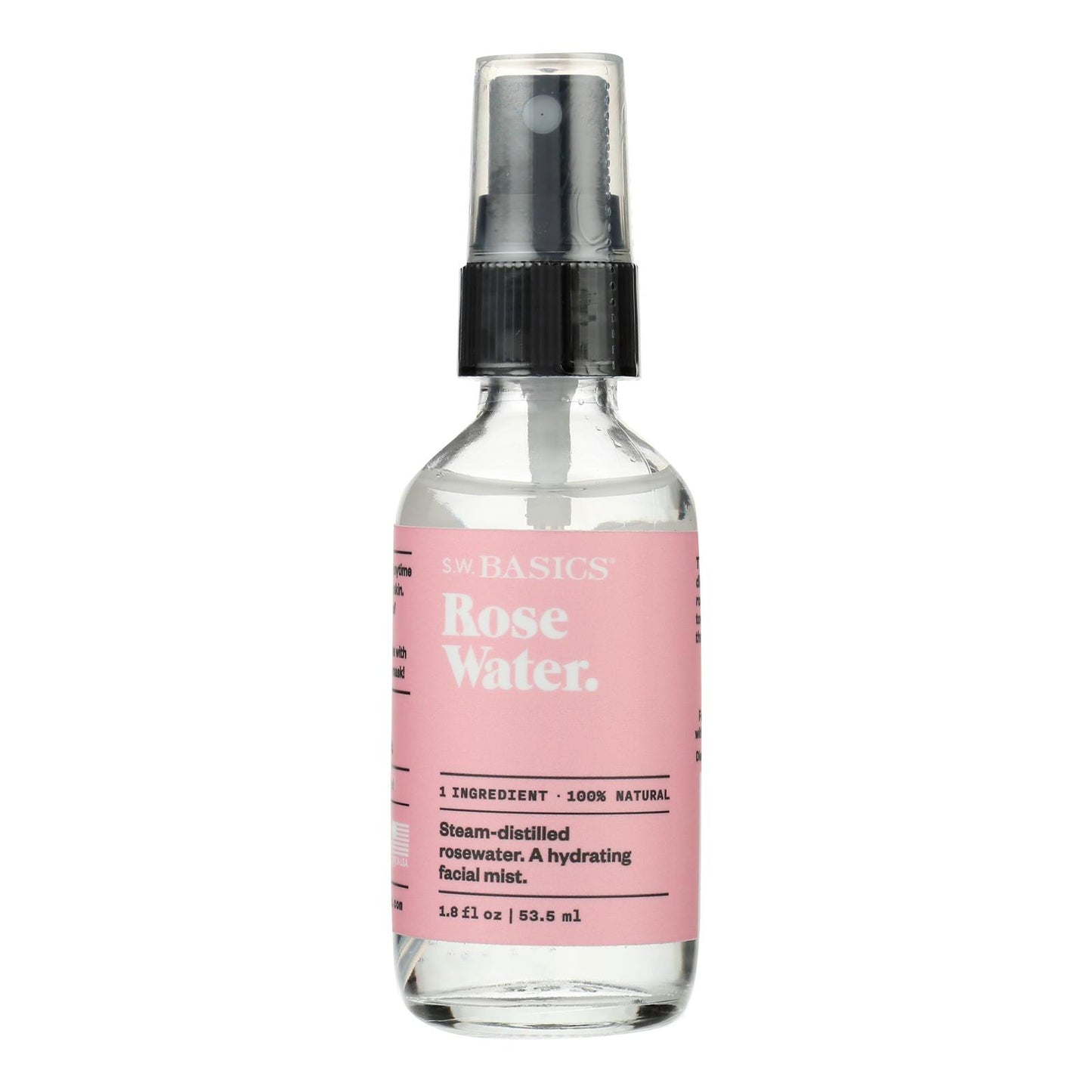 S.W. Basics - Rose Water - 1.8 fl Ounce.