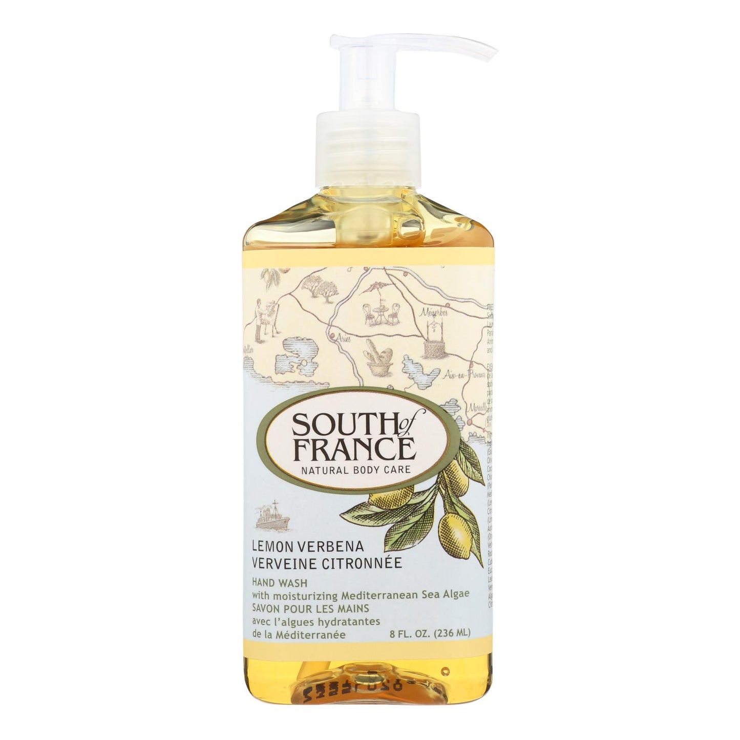 South Of France Hand Wash - Lemon Verbena - 8 Ounce - 1 each