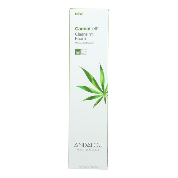 Andalou Naturals - CannaCell Cleansing Foam - 5.5 fl Ounce.