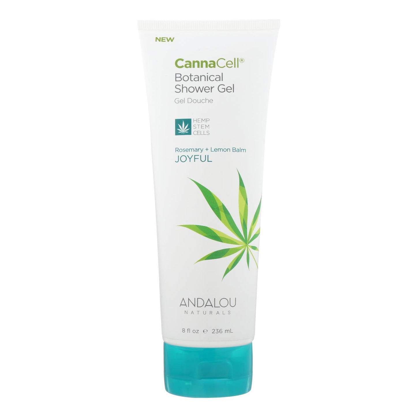 Andalou Naturals Shower Gel Rosemary + Lemon Balm - 1 Each - 8 fl Ounce.