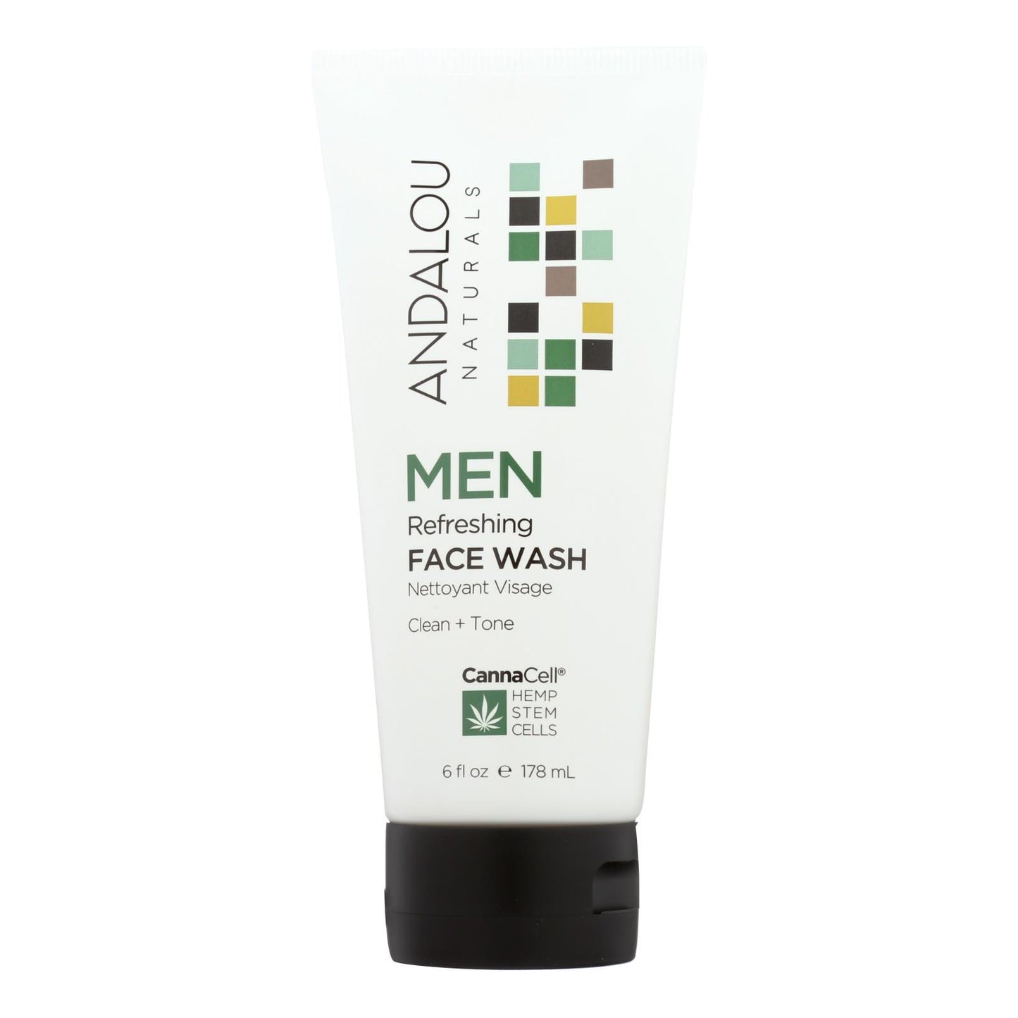 Andalou Naturals - Face Wash - Men's Refreshing - 6 fl Ounce.