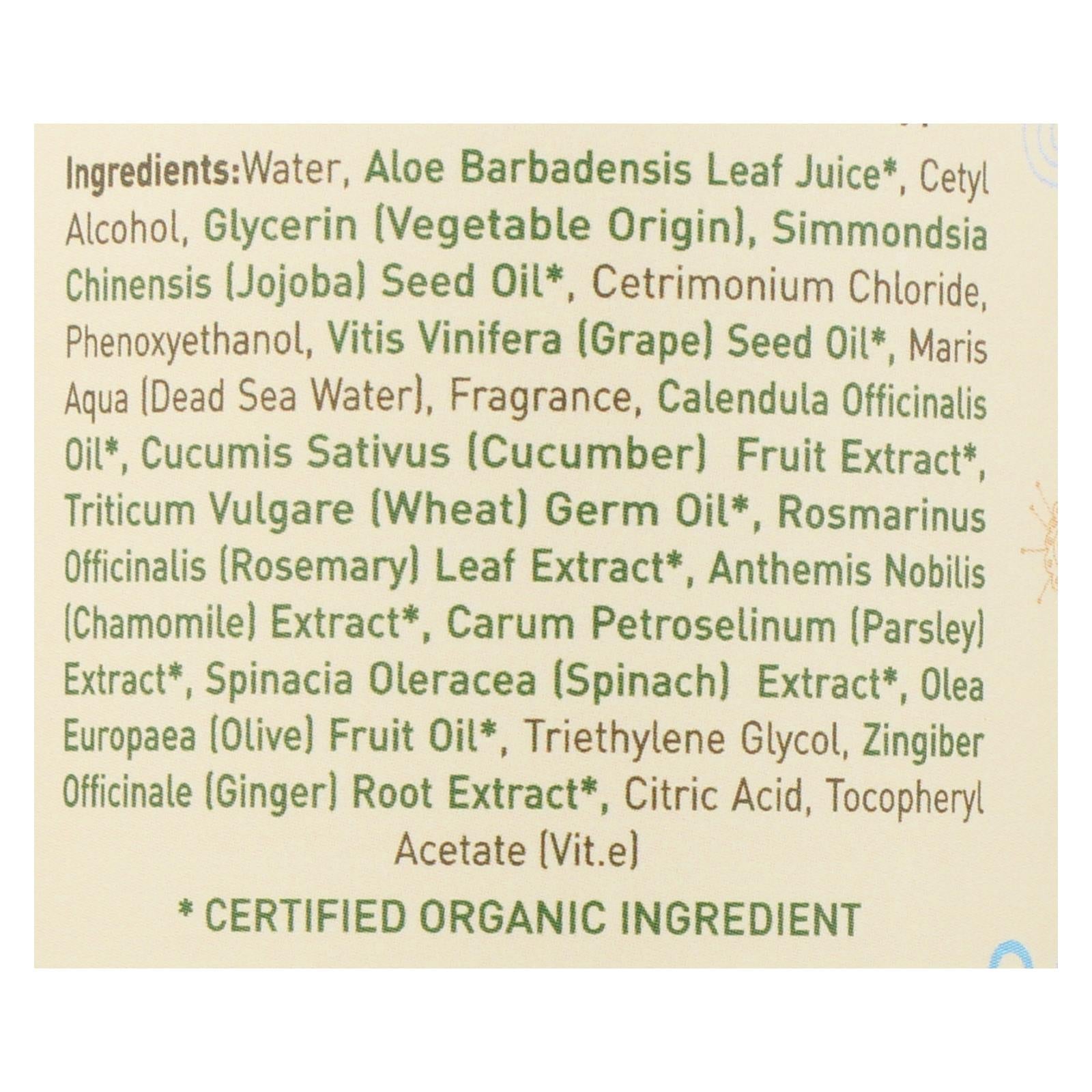Ecolove Conditioner - Green Vegetables Family Conditioner For All Hair Types - Case of 1 - 17.6 fl Ounce.