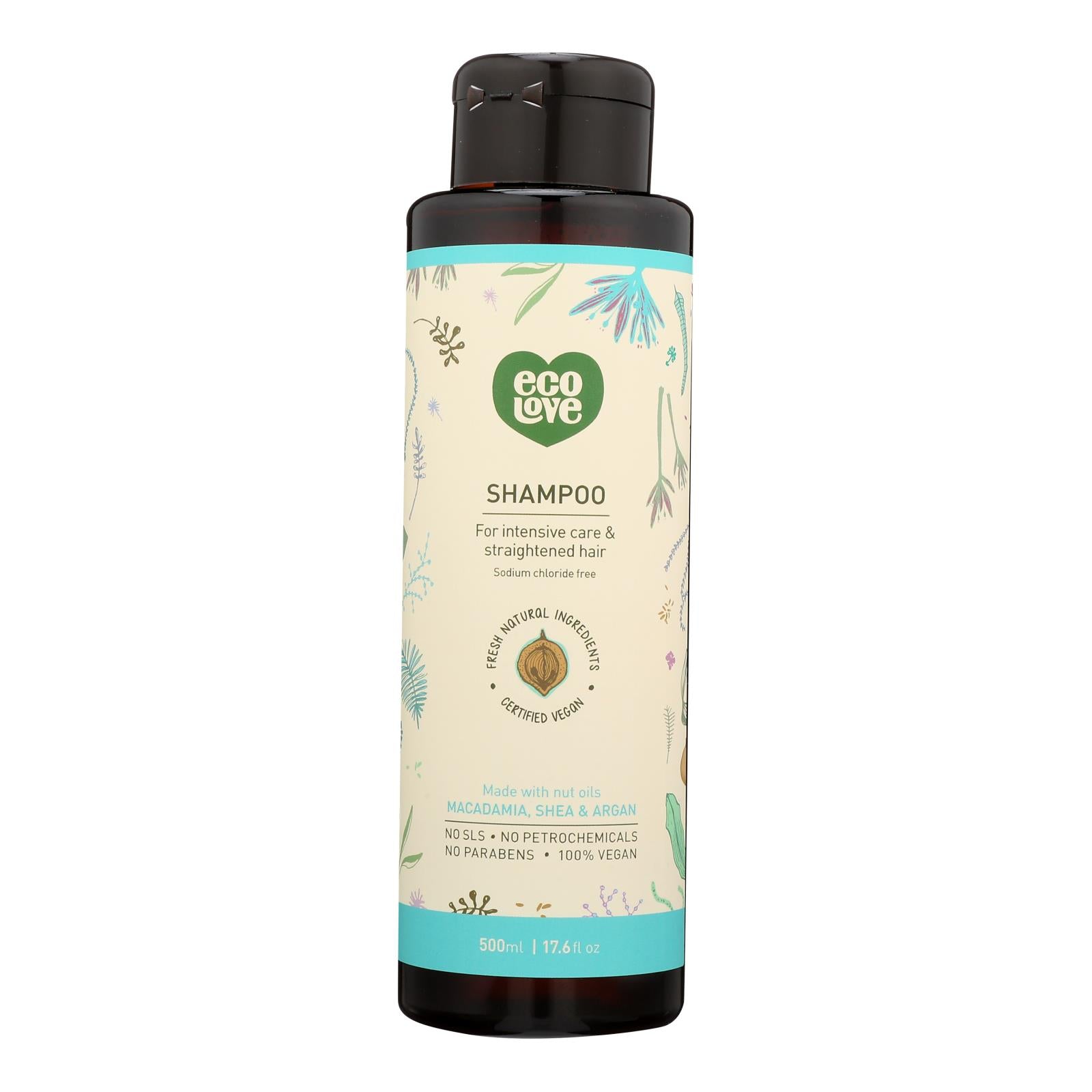Ecolove - Shampoo Nut Int Cr Srt Hair - 1 Each - 17.6 Ounce