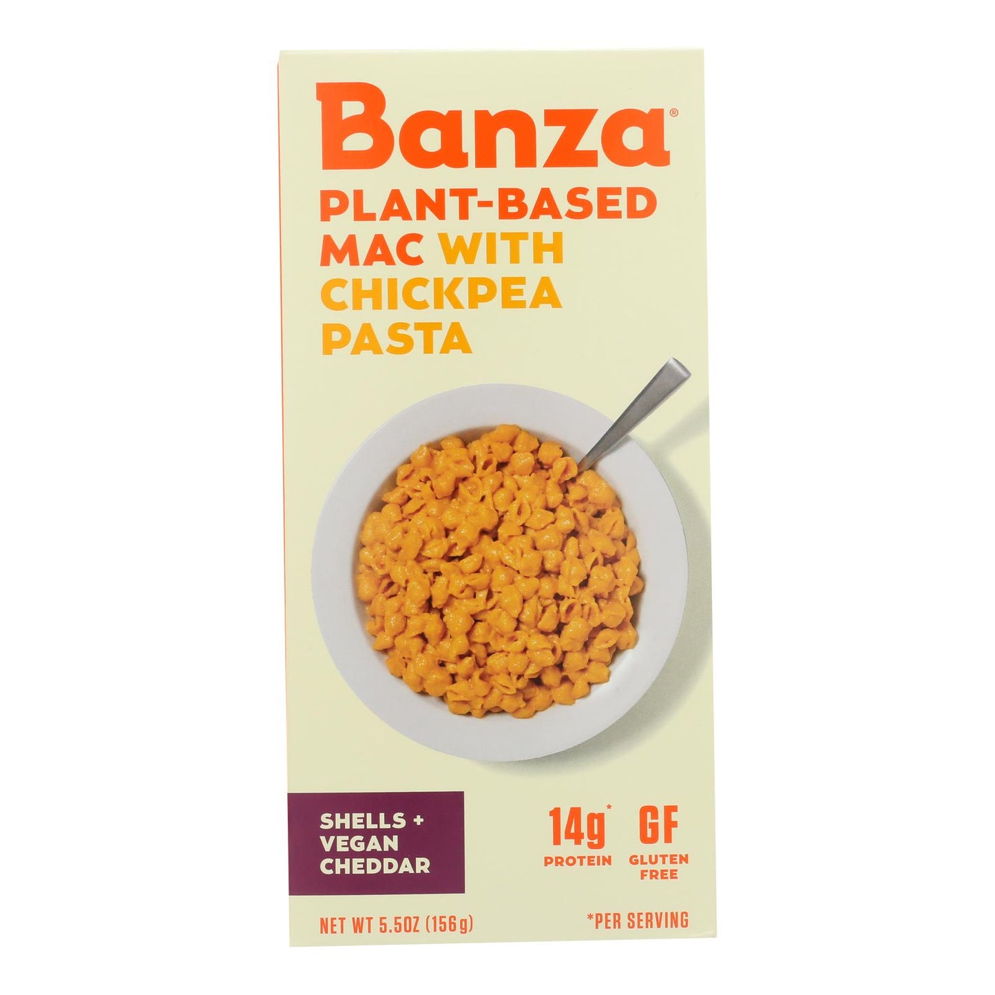 Banza - Psta Ckpe Mac N Vegn Chs - Case of 6-5.5 Ounce