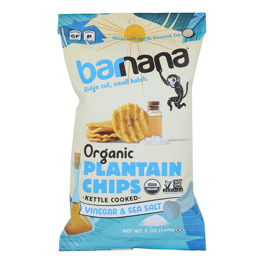 Barnana - Pltn Chps Salt Vinegar - Case of 6-5 Ounce