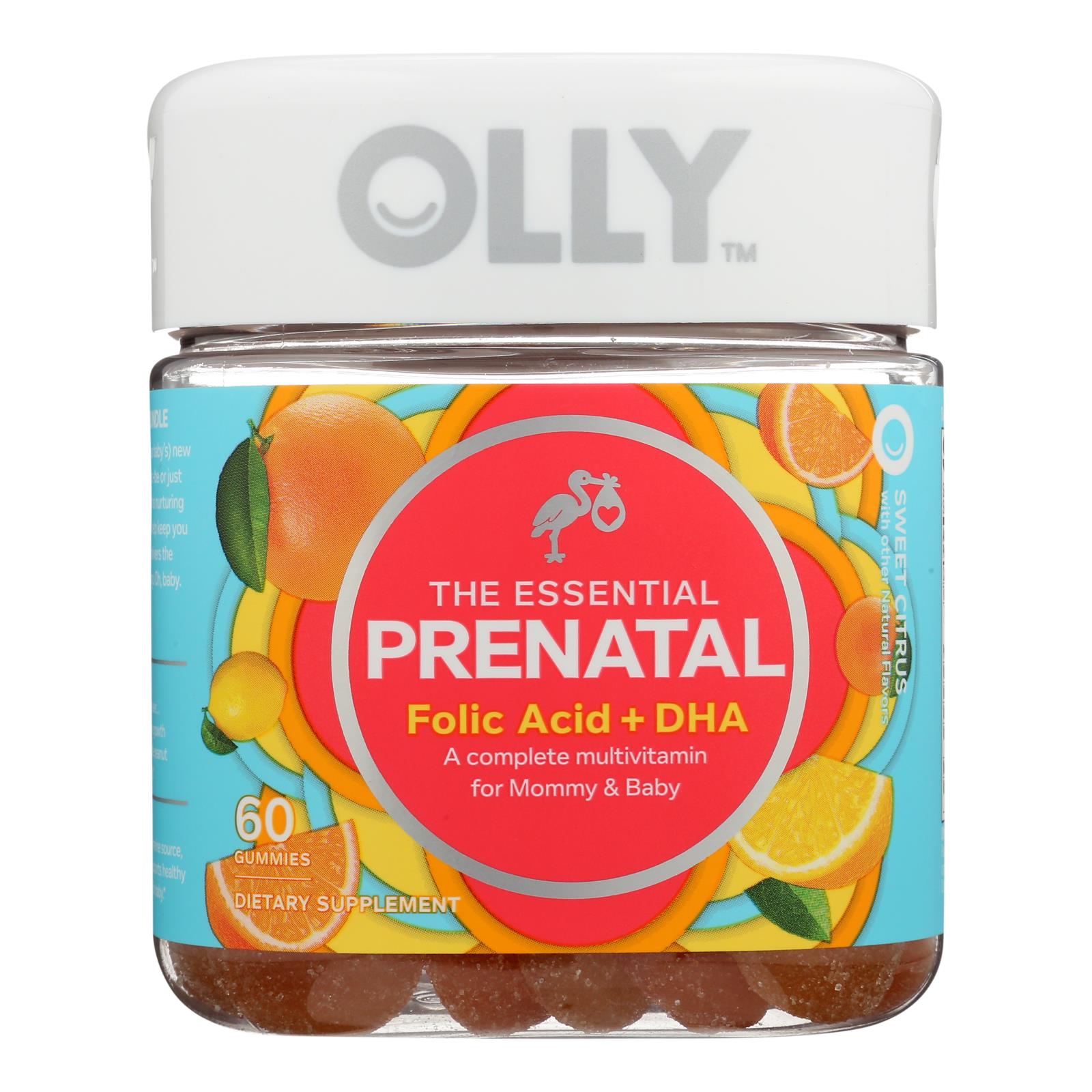 Olly - Prenatl Vitamin Folic Acd Cit - 1 Each - 60 Count