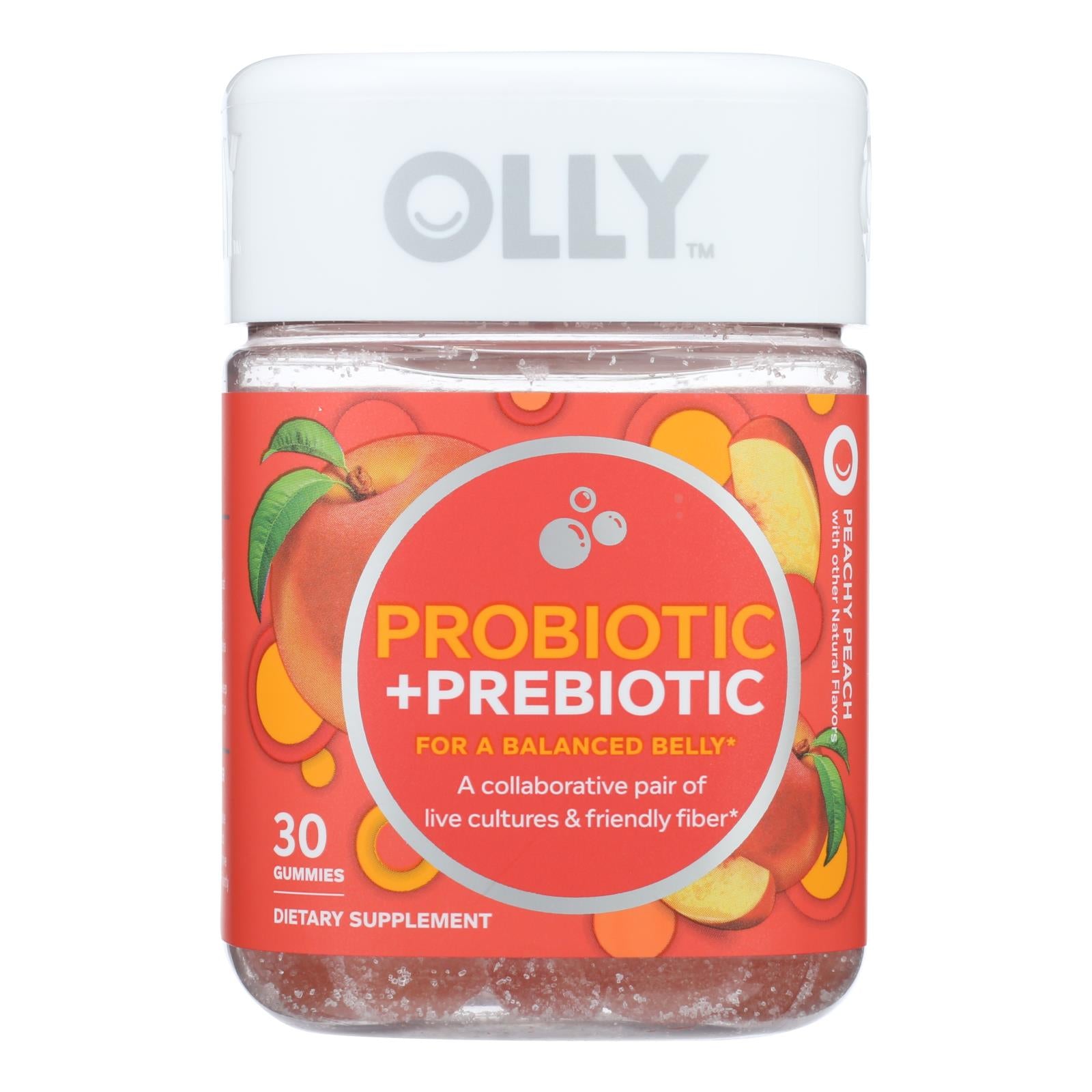 Olly - Pro/prebiotics Peach - 1 Each - 30 Count