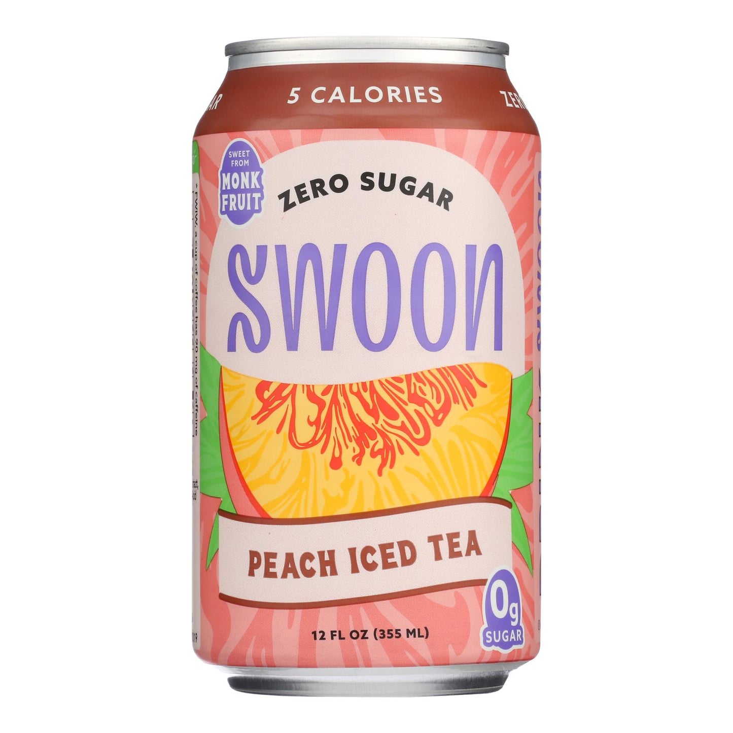 Swoon - Iced Tea Peach Zero Sugar - Case of 12-12 Fluid Ounce