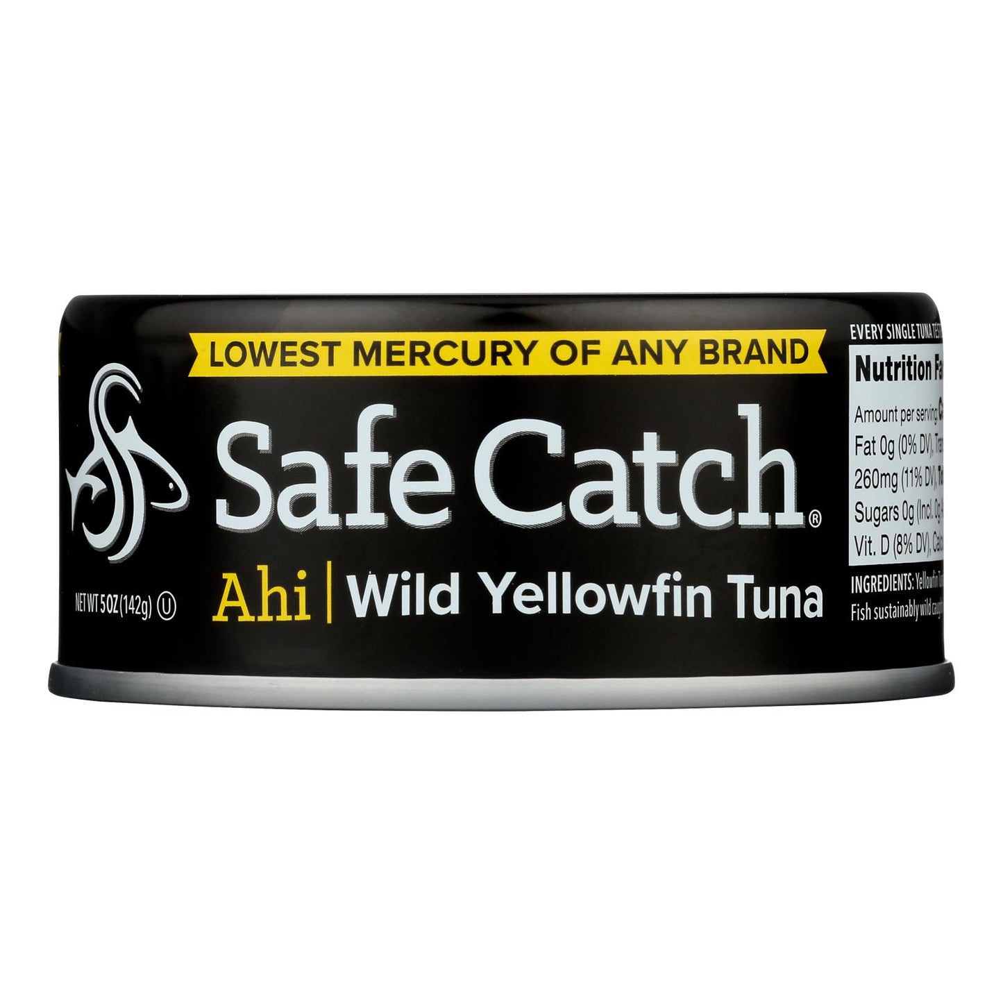 Safe Catch - Tuna Ahi-wild Yellowfin - Case of 6 - 5 Ounce