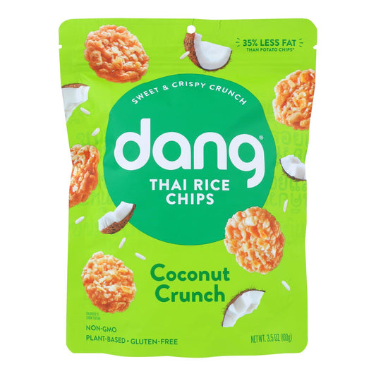 Dang - Sticky Rice Chips - Coconut - Case of 12 - 3.50 Ounce