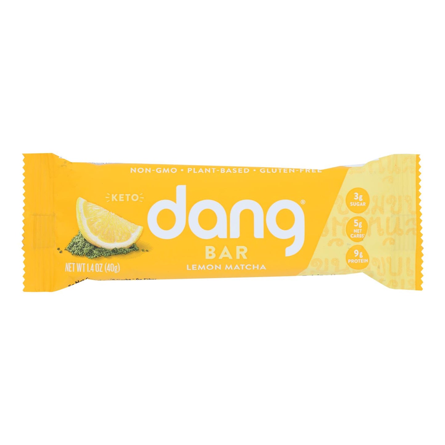 Dang - Bar - Lemon Matcha - Case of 12 - 1.4 Ounce.