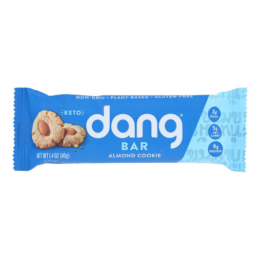 Dang - Bar - Almond Vanilla - Case of 12 - 1.4 Ounce.