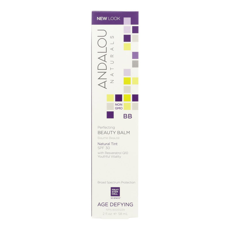 Andalou Naturals Skin Perfecting Beauty Balm - Natural Tint SPF 30 - 2 Ounce