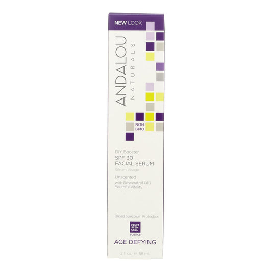 Andalou Naturals Facial Serum - DIY Booster SPF 30 - 2 Ounce