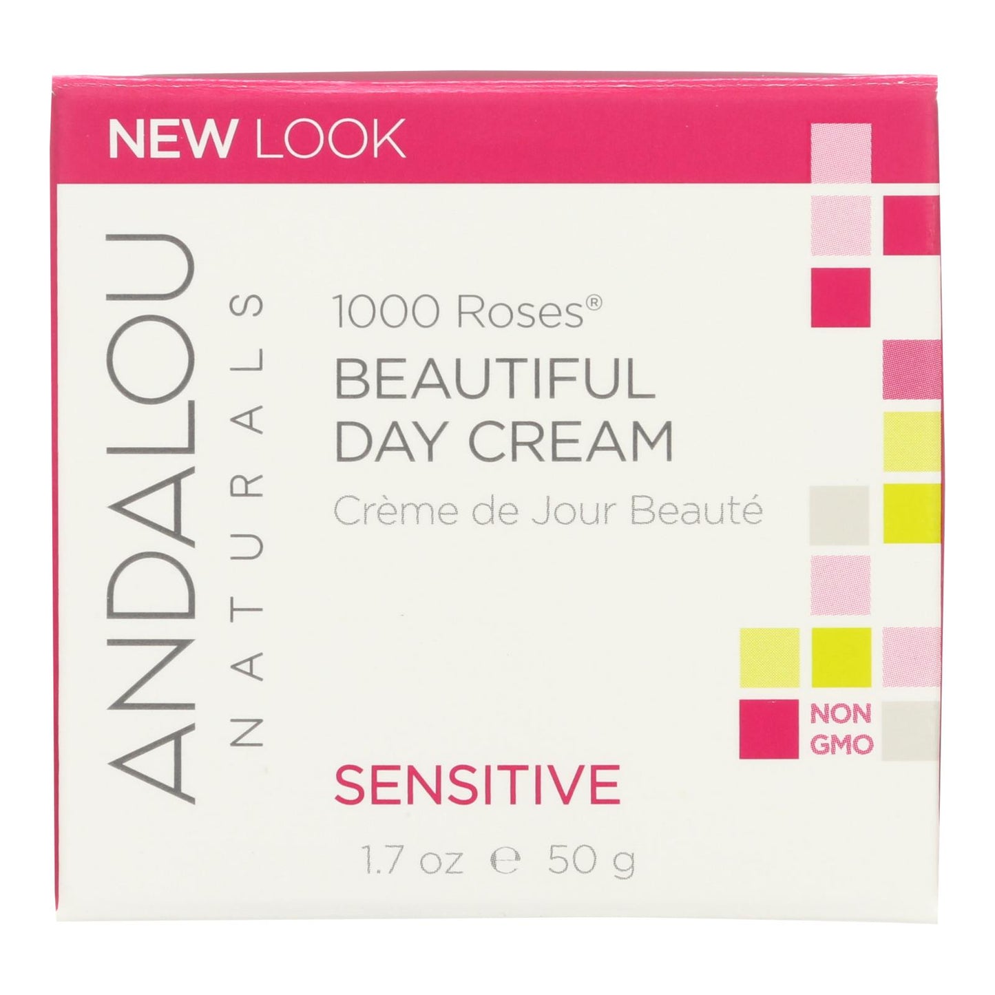 Andalou Naturals Beautiful Day Cream - 1000 Roses - 1.7 Ounce