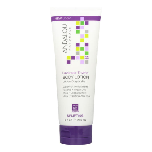 Andalou Naturals Body Lotion - Lavender Thyme Refreshing - 8 fl Ounce