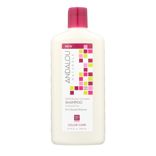 andalou Naturals Color Care Shampoo -1000 Roses Complex - 11.5 fl Ounce