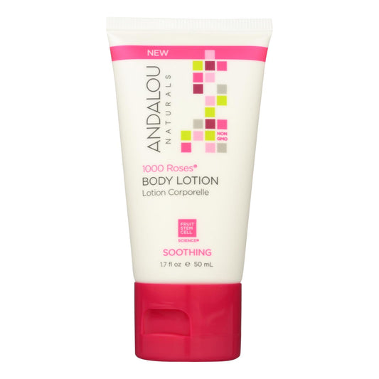 Andalou Naturals Lotion - 1000 Roses - Case of 6 - 1.7 fl Ounce.